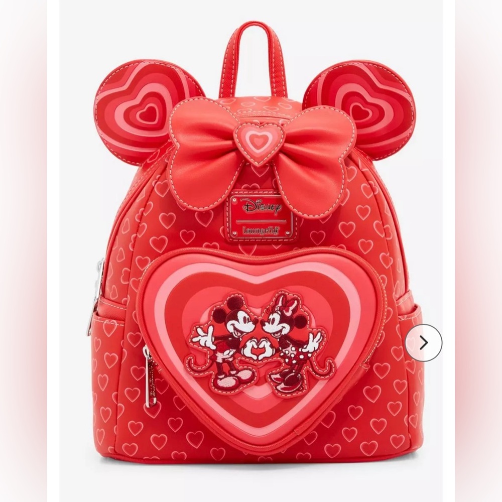 Loungefly Mickey and Minnie Valentines Backpack